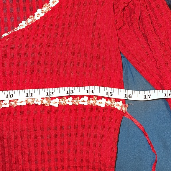 VTG Betsey Johnson Floral Trimmed Babydoll Dress - Picture 7 of 8